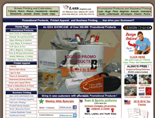 Tablet Screenshot of larkgraphics.com
